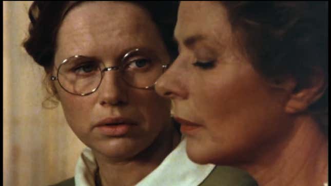 Liv Ullmann and Ingrid Bergman